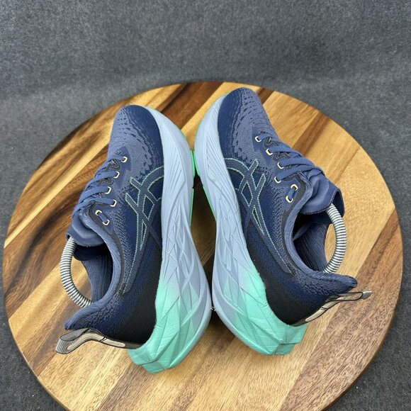 Asics Womens Novablast 4 1012B510 Blue Running Shoes Sneakers Size 6.5 - Picture 8 of 10